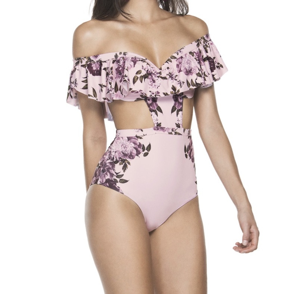 AGUA BENDITA FRIDA 535 APPLE BLOSSOM          ONE PIECE SIZE:S